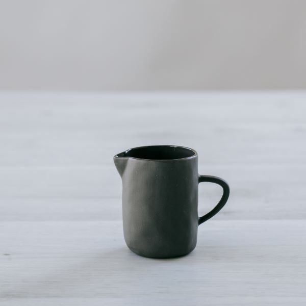 Flax Milk Jug h7cm Charcoal