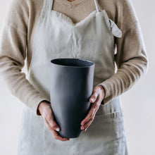 Load image into Gallery viewer, Flax Tall Vase h27cm - Charcoal
