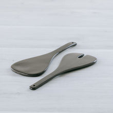 Load image into Gallery viewer, Flax Salad Servers Charcoal
